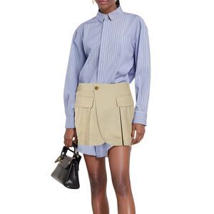 Amina Glam Womens  2Pc Shirt & Skirt Set
